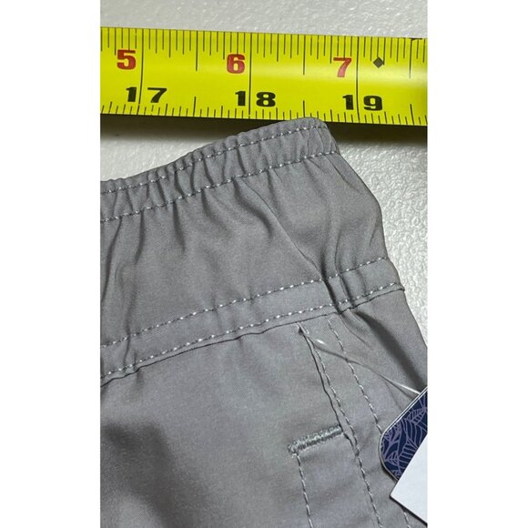 Trinity Coast Mens Size XLT Swim Trunks w Drawstring Waist Colorblock Gray Black - Picture 4 of 13